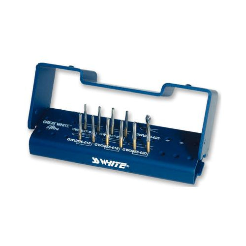 SS White 18150 Great White Ultra Crown & Bridger Preparation Carbide Bur Kit SS White 18150 Great White Ultra Crown & Bridger Preparation Carbide Bur Kit